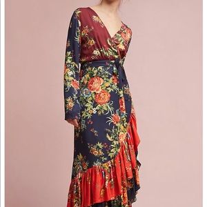 Anthropologie Farm Rio Audrey wrap dress